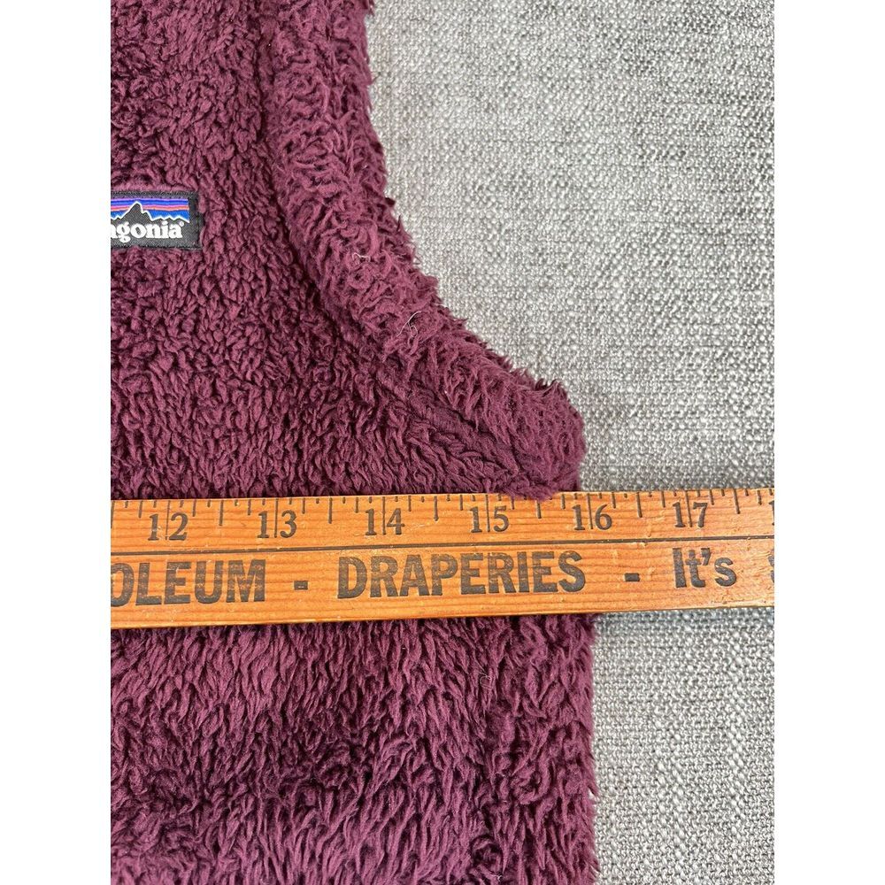 Patagonia Vest Girls (L - 12) Purple Los Gatos Deep Pile Full Zip Outdoor Hiking - Picture 4 of 7